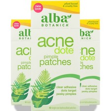 Alba Botanica Acne Dote Pimple Patches 40 Ct 3 Pack