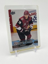 2016-17 Upper Deck Young Guns Rookie Jumbo Card Sealed Christian Dvorak #235. rookie card picture
