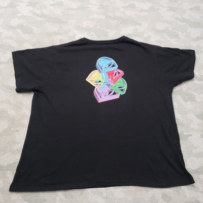 Taco Bell Top Womens XL Black V-Neck Short Sleeve Employee