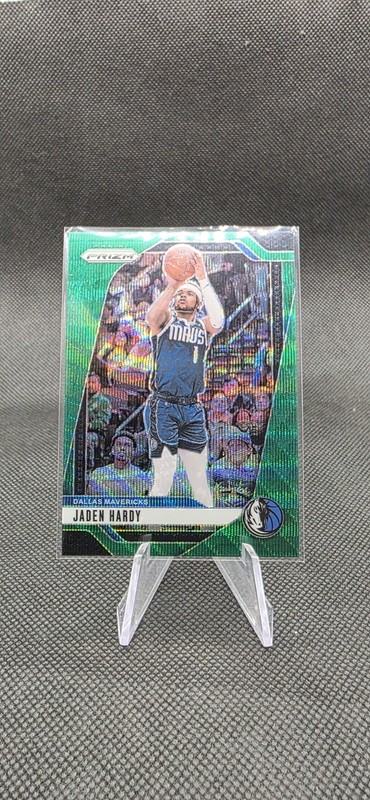 2024-25 Panini Prizm Jaden Hardy #128 Green Wave Prizm