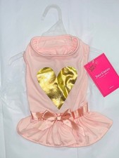 Juicy Couture Pet Dress Small Peach Pink NEW