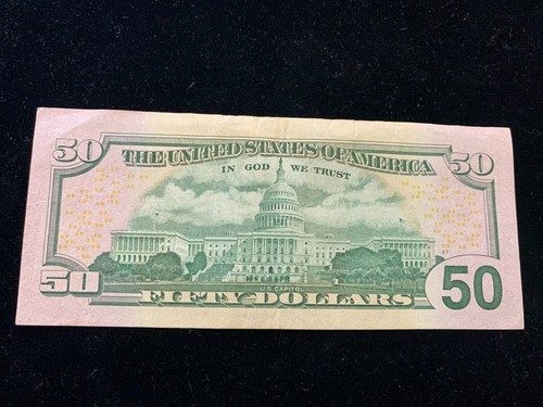 2013 $50 Federal Reserve Note - GREAT Star Note DC-6469 - Picture 2 of 4