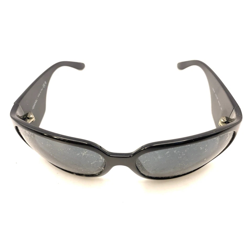 Gafas de sol Chanel 5080-B c.501/8 negras envolventes de gran tamaño marcos 64-16 125 Italia Foto 3 de 4