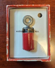 Vintage Red Audubon Bird Call - With Box