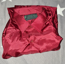 Fremontle Custom Tailors Herrenhemd M burgund...