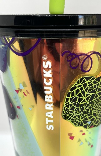 Bicchiere Starbucks Autunno Stagione 2024 Glow In The Dark Alien UFO 24 oz - Foto 4 di 8