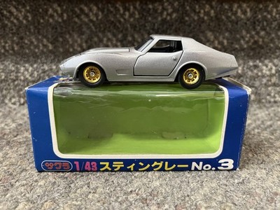 * VINTAGE 1/43 SCALE SAKURA CORVETTE STINGRAY SILVER WITH BOX *ST