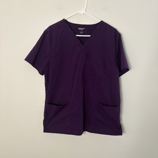 Scrubstar Women  s Medium Maroon Medical Scrub Top C5