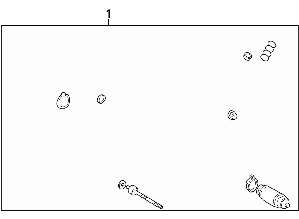 Portaequipajes y piñón de dirección Toyota Camry 2000-2001 XF7D9 Foto 3 de 3