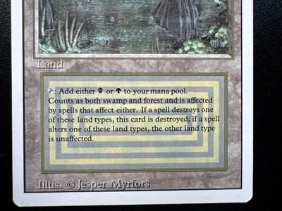 Bayou Dual Land (Revised Edition) Magic the Gathering MTG 1994