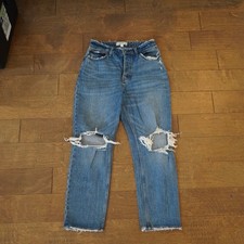 Abercrombie  Fitch  The Dad  High Rise Jeans Blue Womens Size 28 S