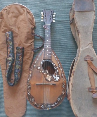 alte RUNDBAUCH-Mandoline Neapolitan. G. PUGLISI Catania