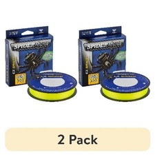  2 pack SpiderWire EZ Braid  Fishing Line, Hi-Vis Yellow, 15 lb Test Strength
