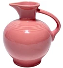 Fiesta Ware Rose Open Carafe 56 oz 7 5/8" Pink Pitcher USA Vintage