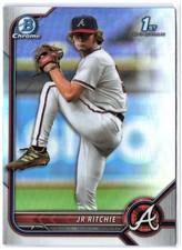 JR Ritchie (RC) 1st Rookie Chrome Refractor 2022 Bowman Draft BDC-126