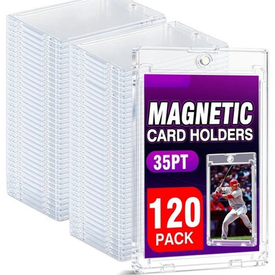 120ct Magnetic Card Holder, 35pt Ultra-Slim One Touch Card Holder, U-V Cards