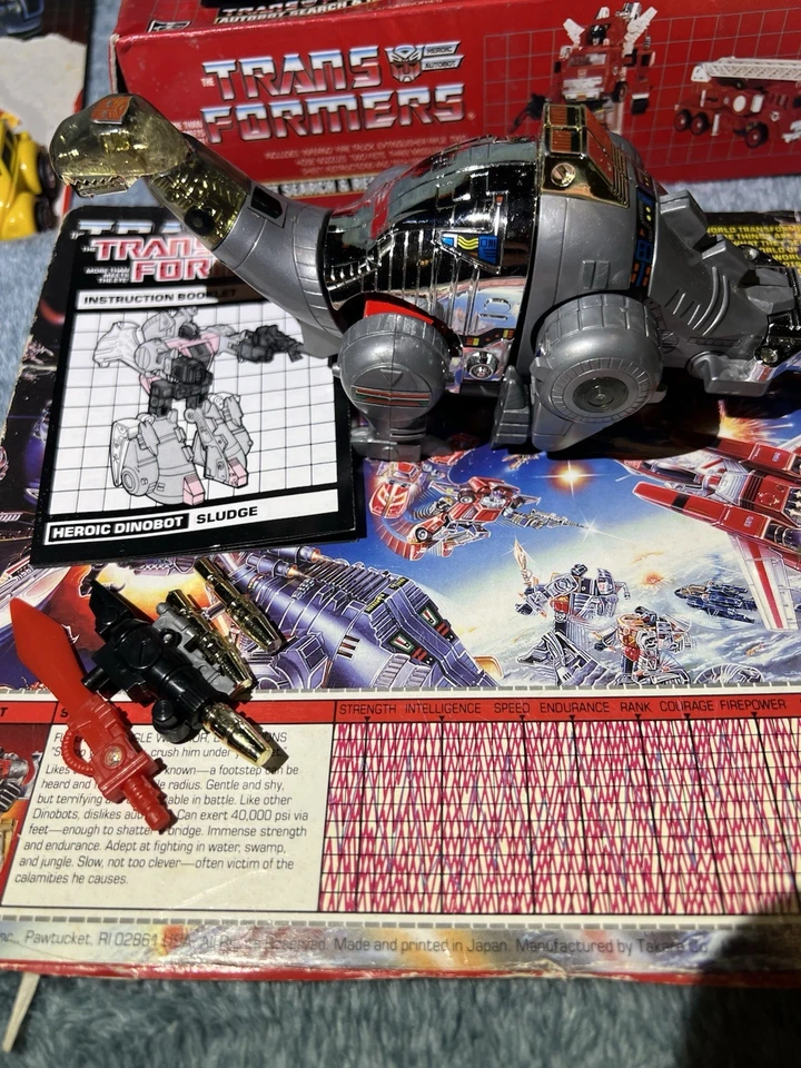 Lote G1 Autobot Hasbro Transformers Pistas Smokescreen Inferno Sludge Bumblebee Foto 3 de 4