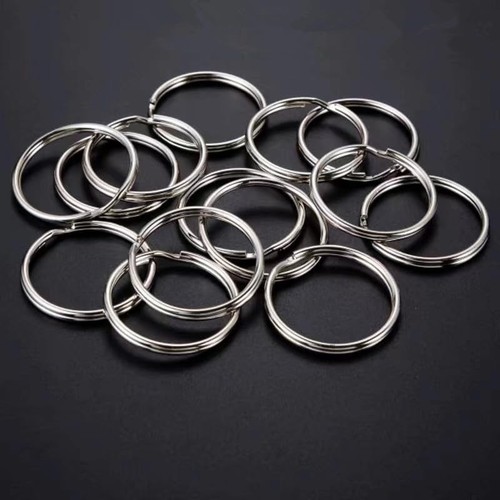 100 Stck. Schlüsselringe Großpackung, Split Schlüsselringe, Schlüsselanhänger Ringe und Handwerk 1 Zoll (25 mm) - Bild 4 von 7