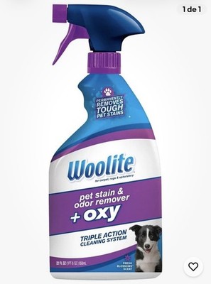 Woolite 22 Oz. Carpet Pet Stain & Odor Remover + Oxy 0890