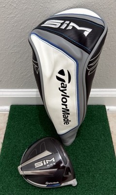 TaylorMade SIM MAX 9 Degree Driver HEAD ONLY W/ TaylorMade Head Cover Used