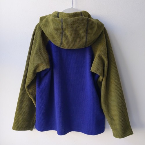 Melanzana Micro Grid Hoodie Fleece Pullover Kids Small - Picture 3 of 6