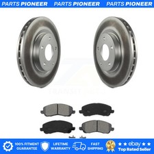 Front Coated Brake Rotor Semi-Metallic Pad Kit For Jeep Dodge Patriot Mitsubishi