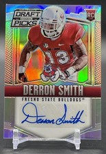 2015 Panini Draft Picks Autographs Prizms #175 Derron Smith Auto Bengals