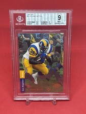 1993 SP JEROME BETTIS Rookie Card FOIL #6 BGS grade 9 Mint Steelers Hof