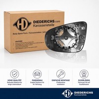 Spiegelglas Aussenspiegel Rechts Diederichs 2215226 FÜR VW Ersatzglas Spiegel
