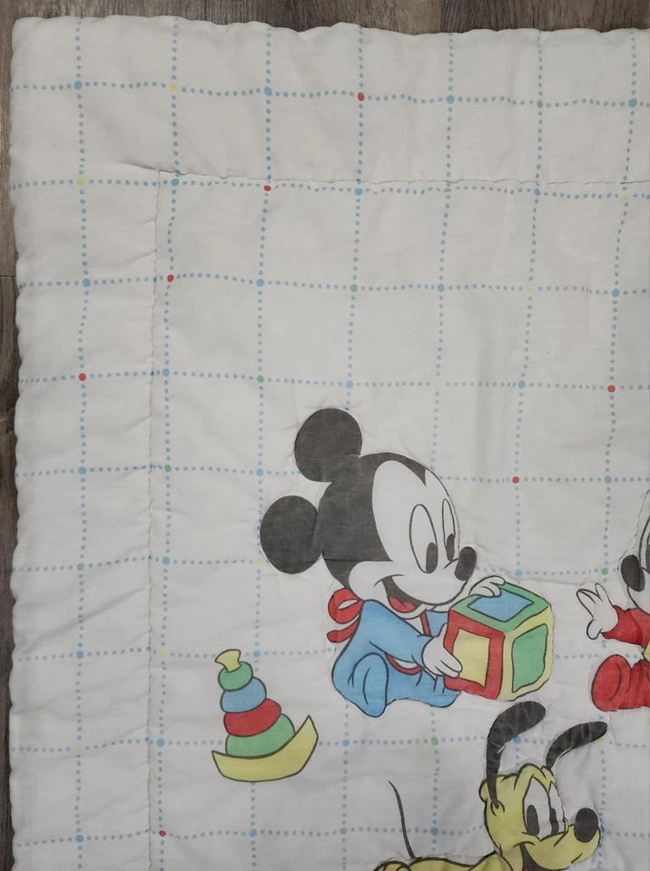 Manta Cuna Bebé Disney De Colección Mickey Mouse Minnie Pluto Pelota Juguetes Dundee Foto 4 de 4