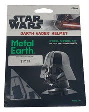 Metal Earth Star Wars Darth Vader Helmet 3D Steel Model Kit (No Glue Needed)