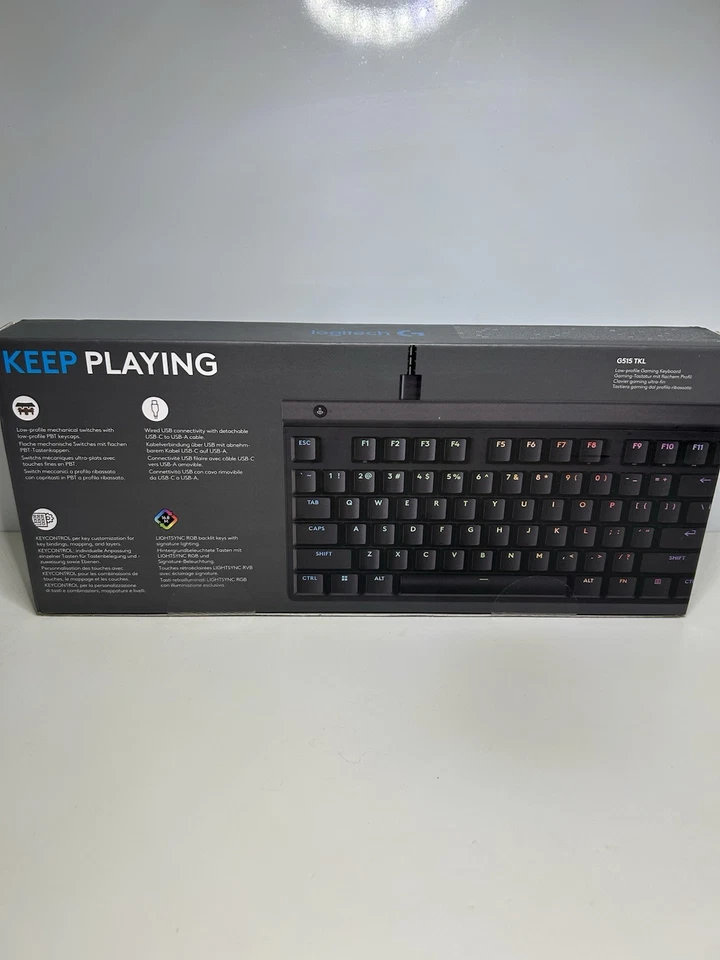 Logitech G515 TKL Wireless Mechanical Gaming Keyboard “Brand New And Sealed” - Image 2 of 4