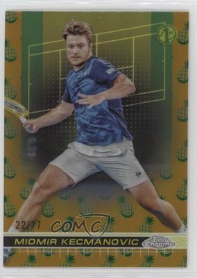 2024 Topps Chrome Pineapple Refractor 22/77 Miomir Kecmanovic Rookie RC 1mw3