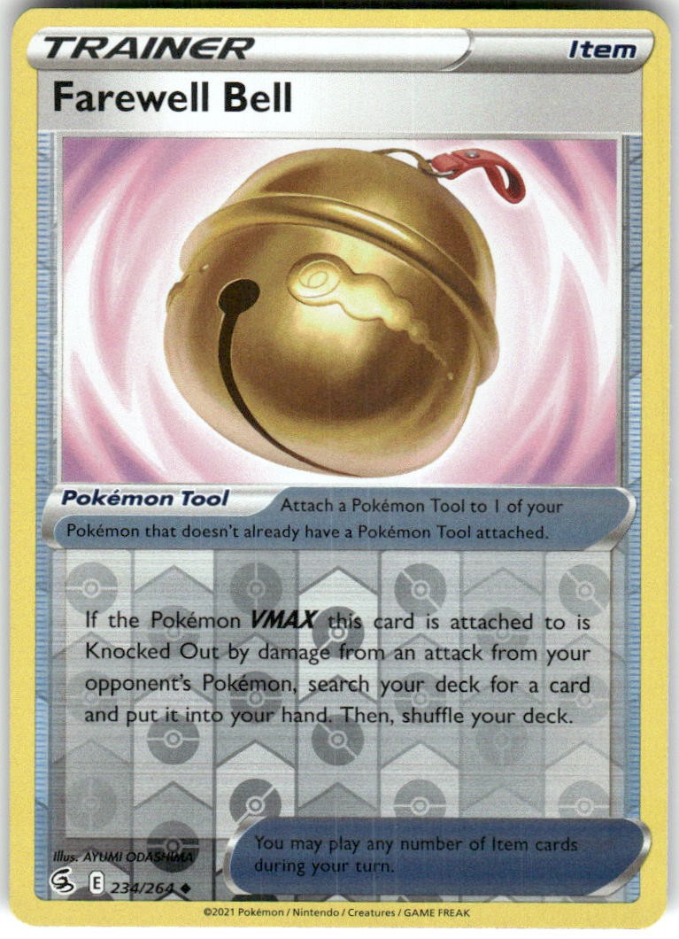 FAREWELL BELL 234/264 UNCOMMON FUSION STRIKE POKEMON REVERSE HOLO NM/M