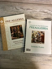 Prealgebra Lesson Plans & Quiz Test Answer Key by Memoria Press