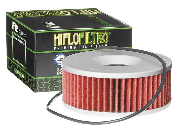 Filtro de aceite HF146 - Paquete de 8 para 77-95 Yamaha VMX XVZ XJ XS Foto 2 de 4