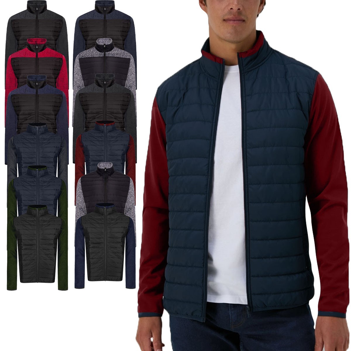 Winter Heavy Micro Fleece Mens Jacket Full Zip Up Warm Work Wear Casual Outdoor