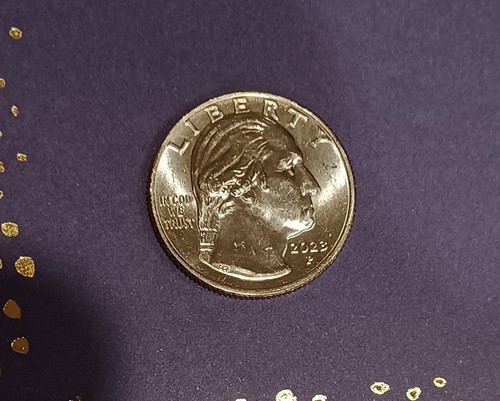 2023-P Washington Viertel Stempelglanz und Royal Mint Brief an Kind von der Zahnfee - Bild 7 von 11