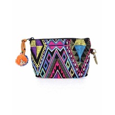 Geometric Boho Coin Purse with Lobster Clasp - Thailand