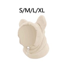 Dog Winter Ears Cover Fleece Cold Weather Caps Neck Warmer Scarf Soft Ears