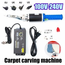 Handmade Carpet Carving Tool Electric Tufting Rug Carving Scissors 100-240V New