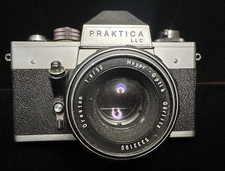 Vintage Praktica LLC 35mm Film Camera w/ Meyer-Optik Gorlitz 50mm Functional