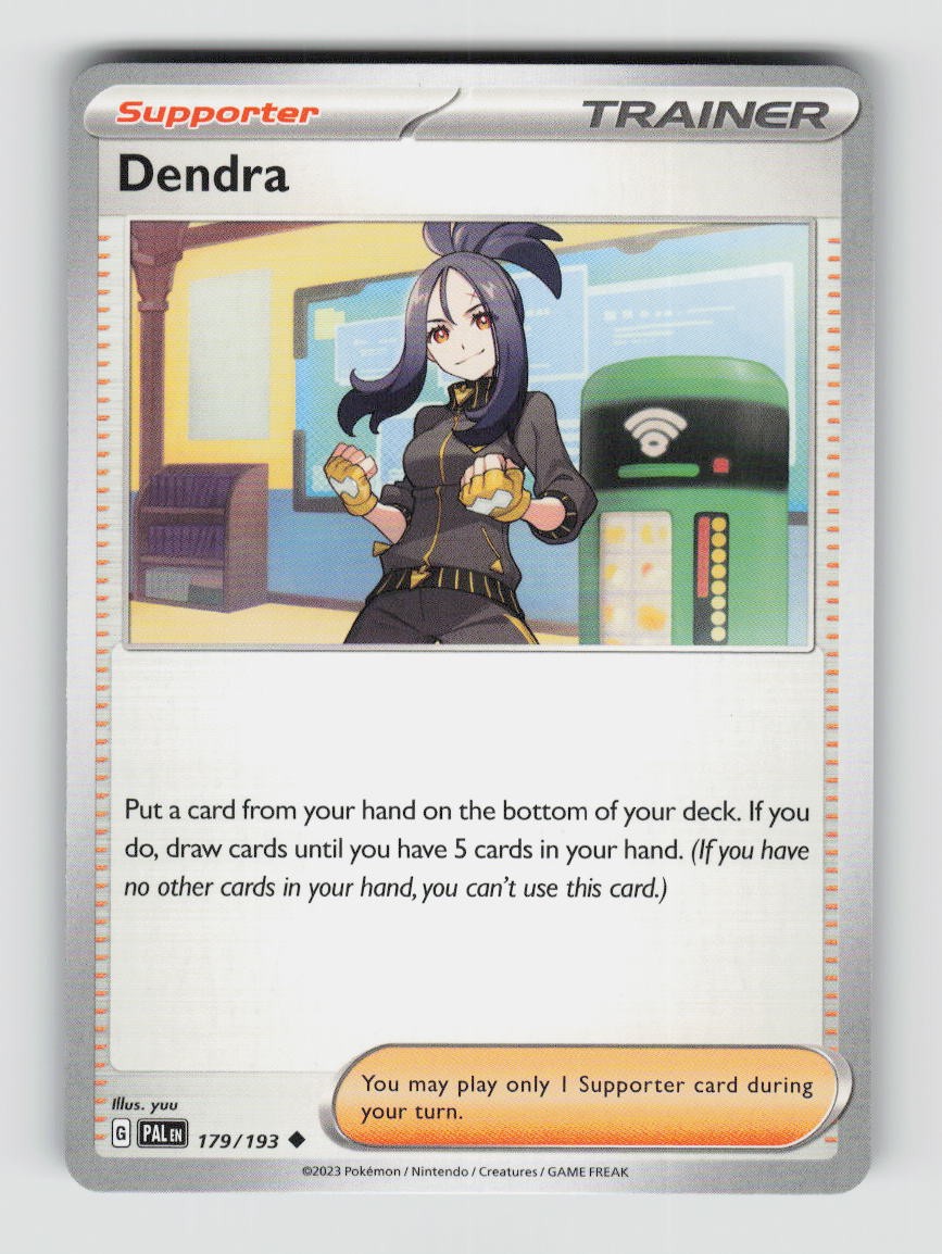 Pokemon Dendra 179/193 A8-4 NM