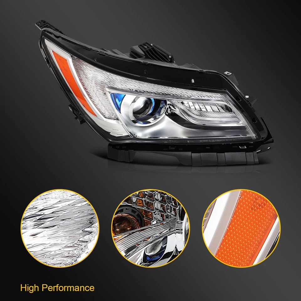 Lado direito do passageiro para farol Buick LaCrosse 2014-2016 [tipo LED DRL] - Imagem 2 de 4