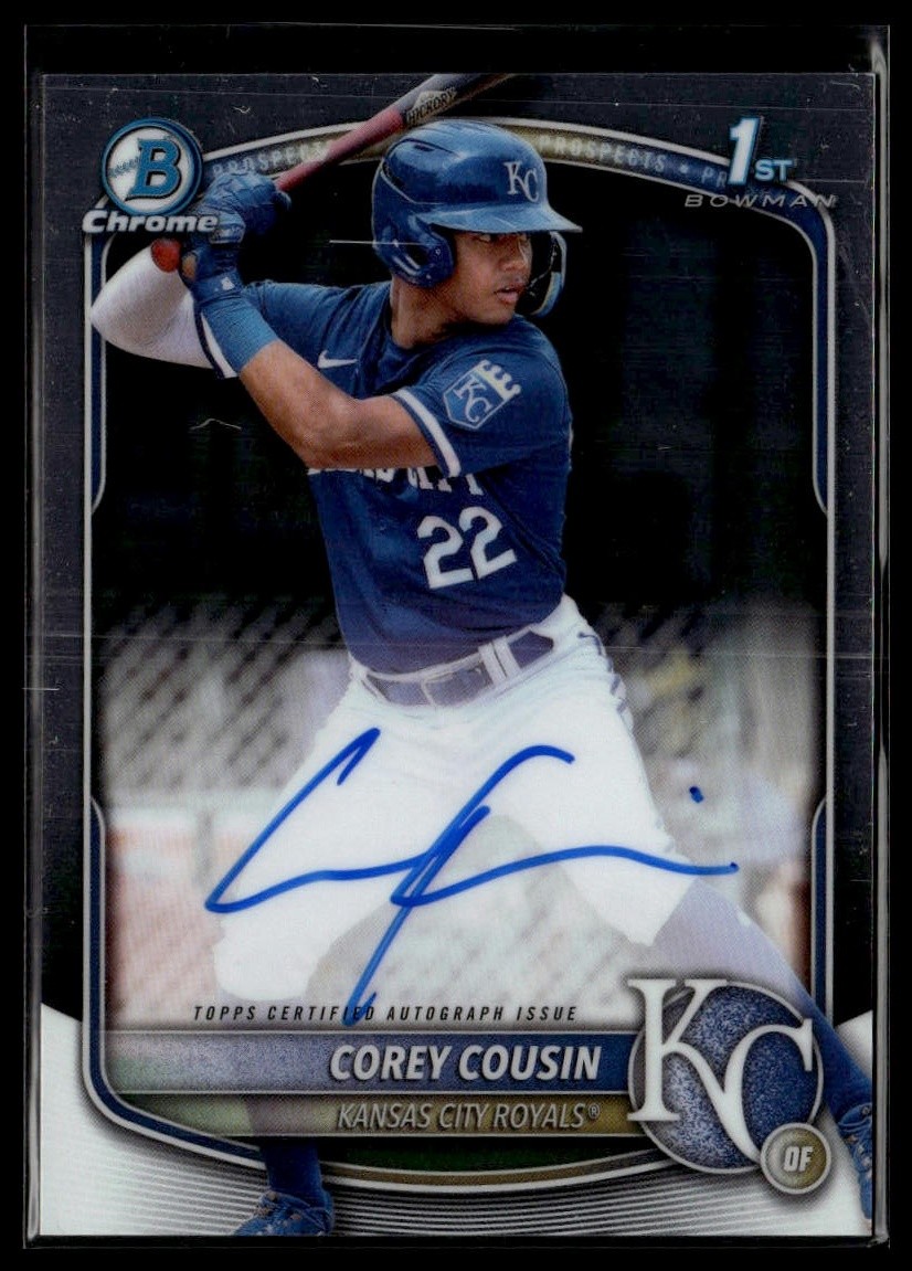 2025 Bowman Chrome #CPA-CCO Corey Cousin Prospect Autographs