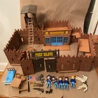 Vintage 1989 Playmobil Western Fort Bravo Cavalry Bundle Near Complete 3773
