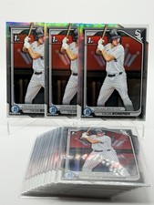 (x3 Refractors + x14 Base) 2024 Bowman Draft Caleb Bonemer #BDC-31 Refractor