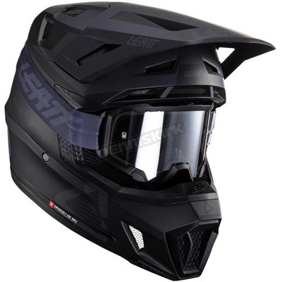 Leatt Stealth Moto 7.5 V24 Helmet w/4.5 Goggles SIZE XL