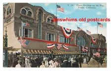 Venice, CA - Dance Pavilion on Pier - California Postcard