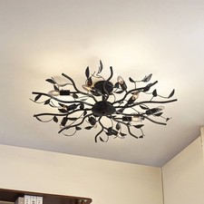 Lindby Deckenlampe Yos (Florentiner) in Schwa...
